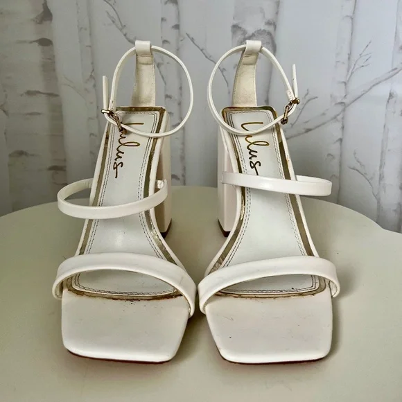 Lulus Square Toe Sandals - Picture 3 of 7